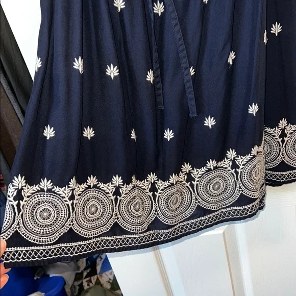 a:glow Navy Blue Off-Shoulder Maternity Dress - Picture 4 of 6